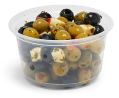 12 oz Clear Deli Container microwaveable - 500 pcs (Bx=10x50st)
