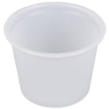 HY-SHP145125..1oz. Souffle cup Clear Sleeve van 125 cups (cs=20 x 125 st=2500st)