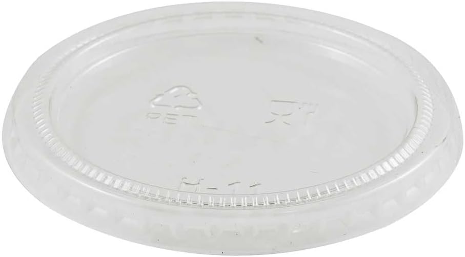 Clear Plastic Lids for 3.25 / 4 / 5.5oz Souffle Cups - 100each