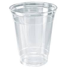 Clear Pet plastic Cup 12/14 oz (98mm) - 1000 pcs (Bx=20x50st)
