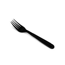 Fork PP Heavy weight cutlery BLACK 100 pcs (cs=10x100pcs)