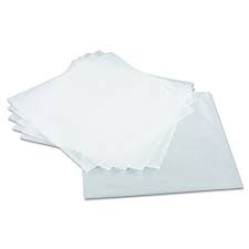 14" x 14"  Dry Wax Paper - 1000/Pack..4/1000 ( 4M pack )..Logan Dry Wax Flat Sheets