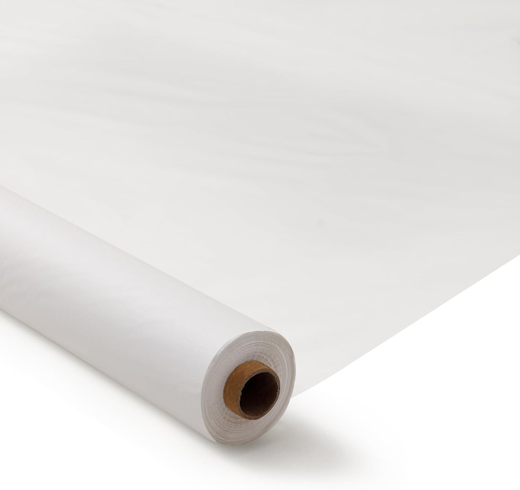 Table Cover Roll 40inchx300Foot Bright White 