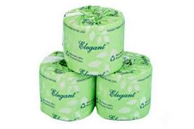 USA Institutional 2P-Ply Bath Tissue  4"x 3.1" Elegant (Blue/Green wrapped)