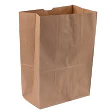 1/6 BBL Kraft Grocery Bag, 12x7x12/ 65LB (Cs=400 pcs)