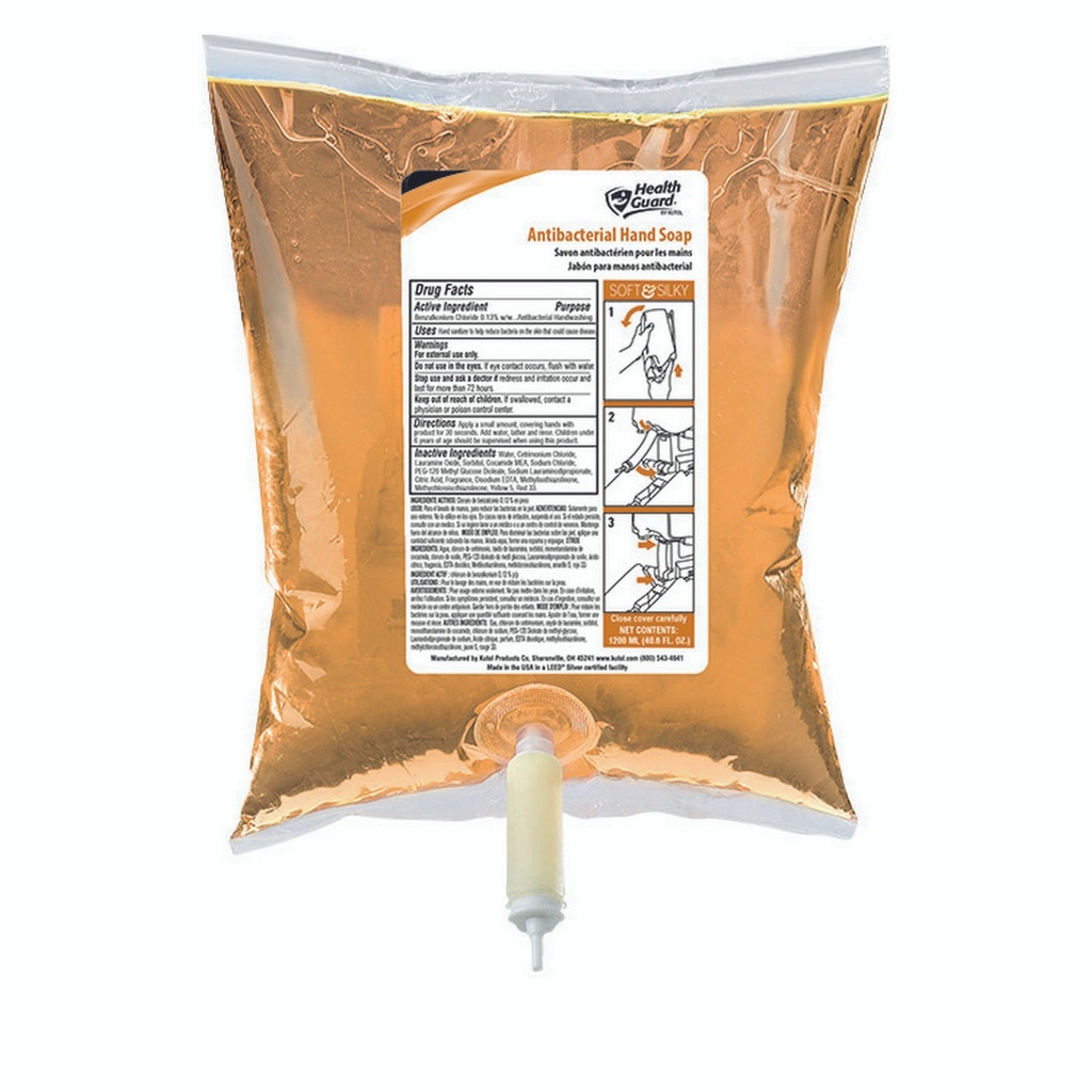 Kutol Antibacterial soap 1200 ml (Cs=8 each)