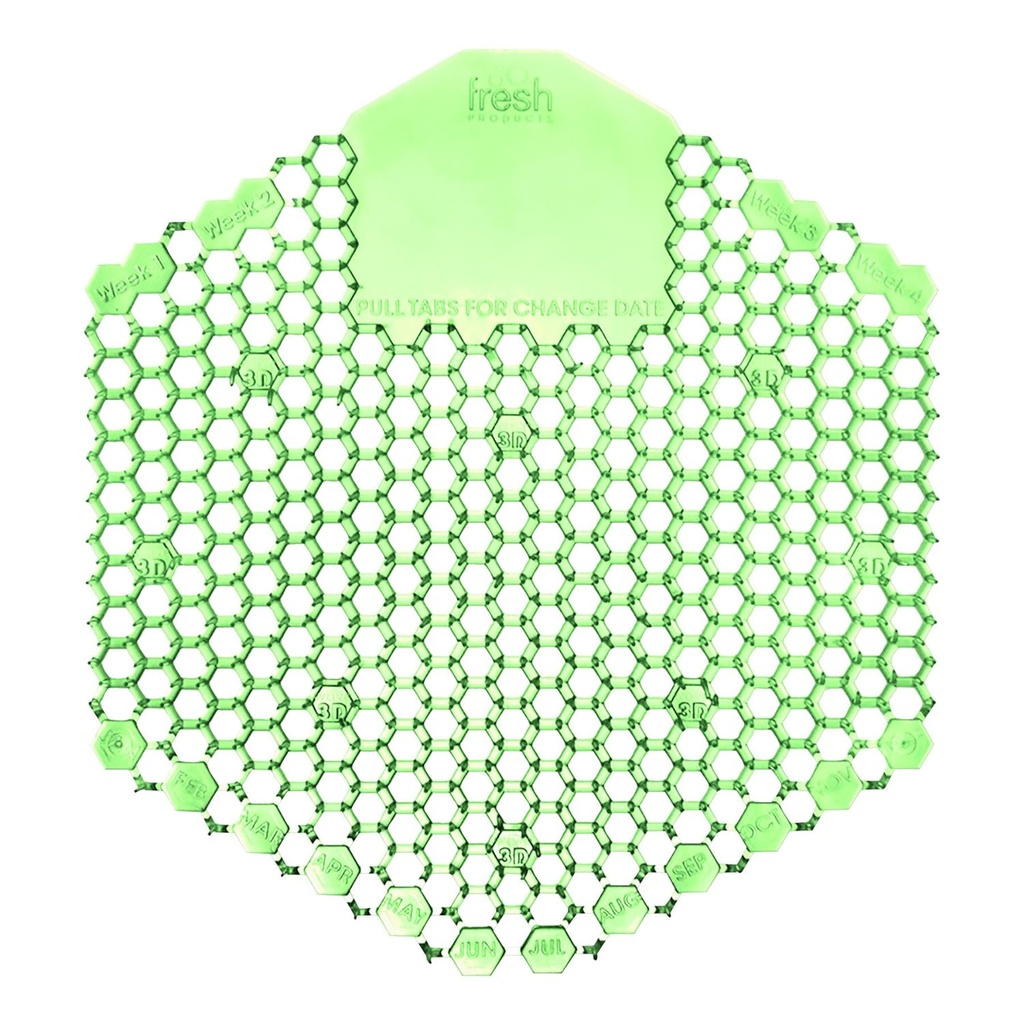 URINAL Screen Deodorizer ECO-FRESH Wave 3D pack of 2 each (Cs=5Pck)