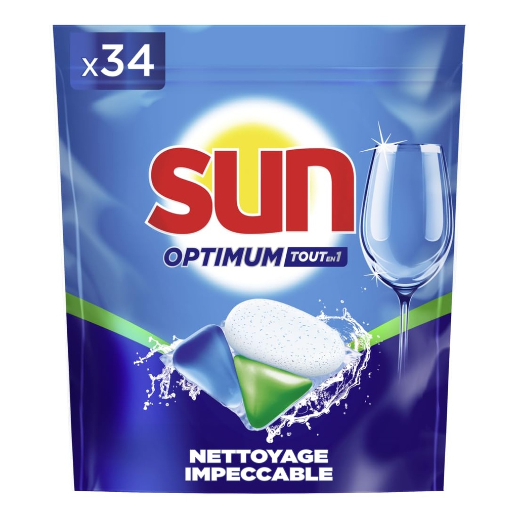 8720181035104..Sun Optimum..Dishwash tablets - 34st
