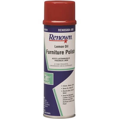 Renown Lemon Oil Furniture Polis spray can 19oz..Locatie 12
