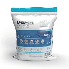 EVERWIPE® Surface care Wet Wipe Jumbo roll White each (#11100)..(1box =2x900wipes)