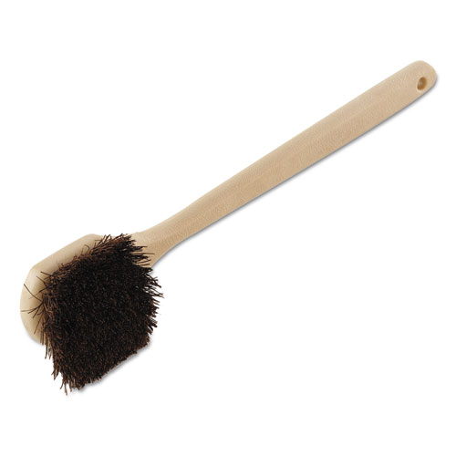 E106..20" Utility Scrub Brush dark brown..24-040-010