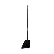 FG637400BLA..RUBBERMAID LOBBY BROOM, BLACK, PLASTIC (W/ VINYL HANDLE) - 7-1/2"