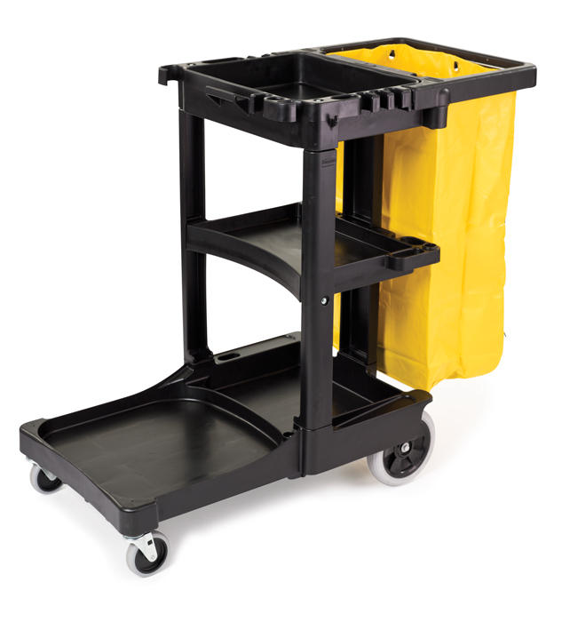 Rubbermaid Janitor 6173-88..cart w/ yellow bag..Lokeren