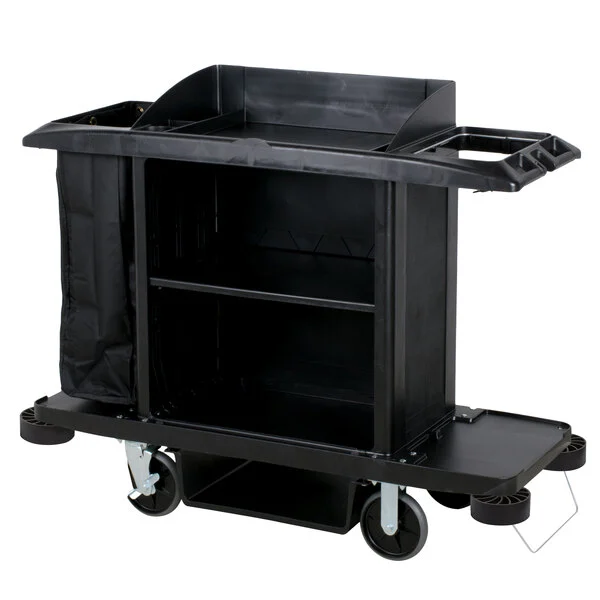 Full Size Housekeeping cart 6189 incl acces...#FG618900BLA..27-000-000