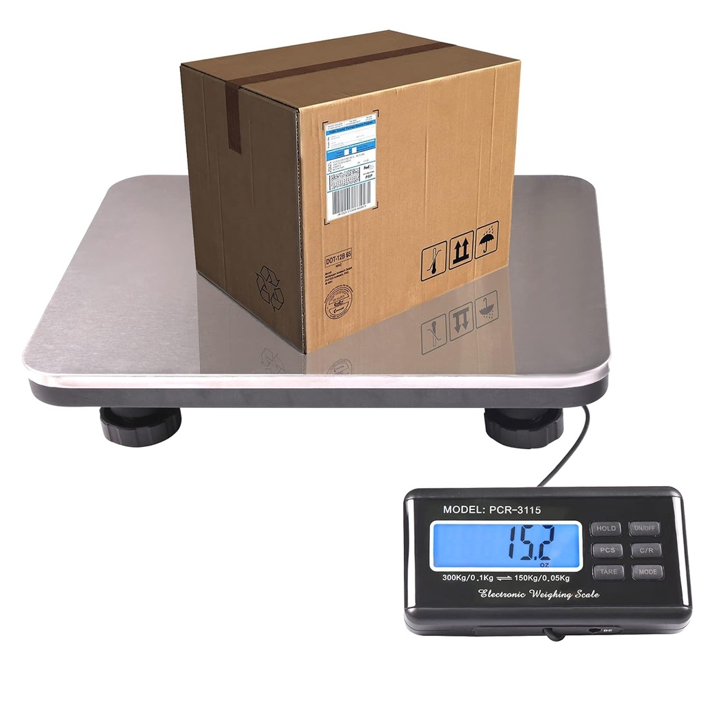 660lbs/0.2 300kg Weight Computing Digital Scale Non-Slip Platform Shipping Postal