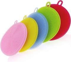 Antibacterial Multifunctional Dish Silicone Sponge..(Diverse kleuren)