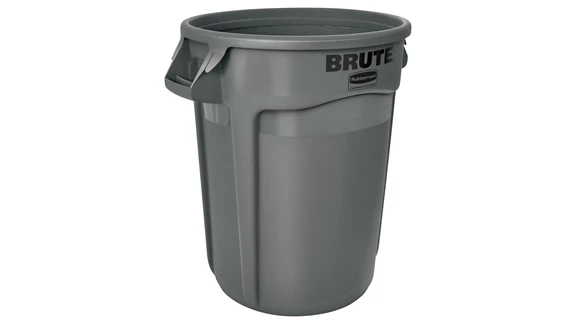 FG2632GRAY..Rubbermaid BRUTE Container 32 Gallon Gray..