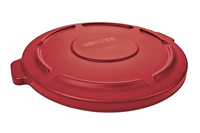 Round lid Red for Brute 55 gl container..#FG265400 RED..35-000-000