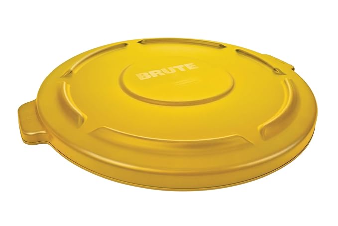 Round  Lid Yellow For Brute 55 gl container(E093) #FG265400YEL..35-000-000