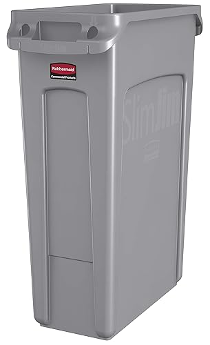 Slim Jim rcp3540 Grey Container 23 Gallon..[Let op 4 each in Box]..28-050-000