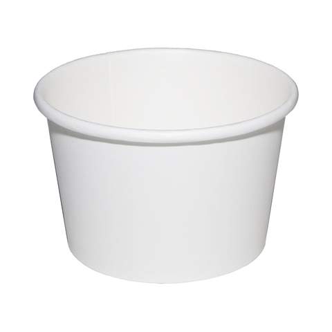 Plastifar DP16-W..Bionature 16oz WHITE Deli Cup -500 pcs (Bx=20x25st)