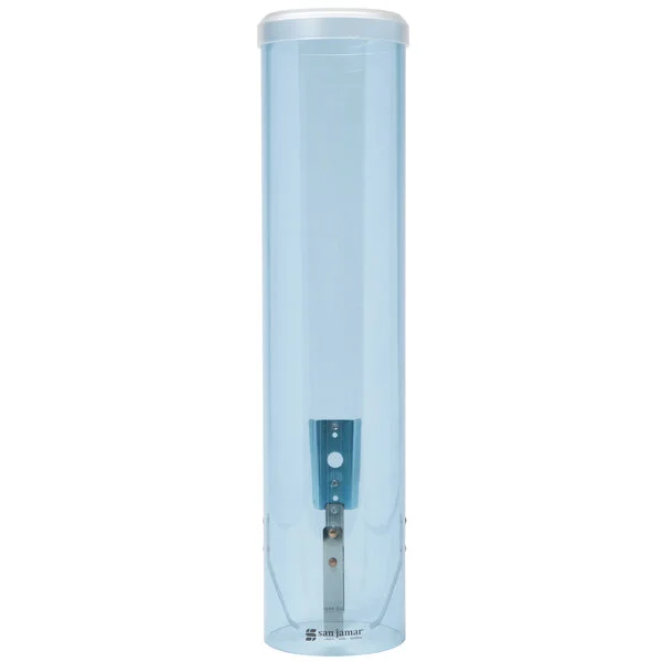 #C3260TBL San Jamar Gravity Pull-Type Paper Cone Cup Dispenser - Arctic Blue..30-050-010