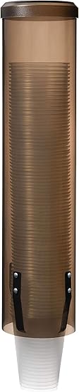 Janico Cone Cup Dispenser - Smoke/Black  