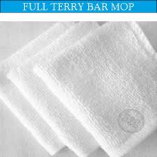 Terry Cotton Bar Mops 17x20" 24 oz