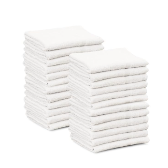 Golden Camelot White Gym/Spa towels..(16x27 inch)