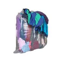 Poetslappen Gekleurd Interlock per KG / bundel = 25 kg