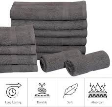 Salon Towel / Guest Towel Grey 16x27" each