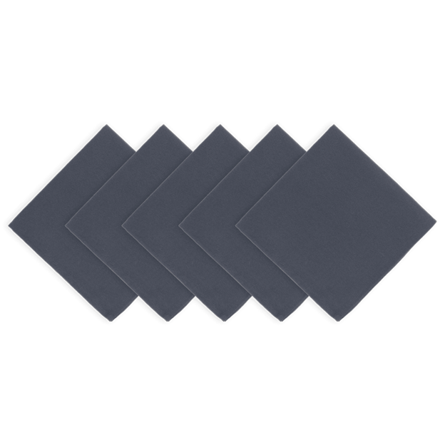 20x20 BLACK Spun Poly Table Napkin