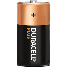 D size Battery DURACELL per stuk/each