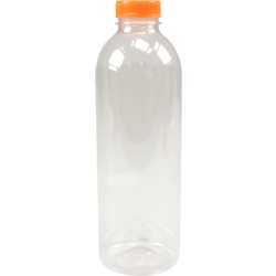 1 ltr PET fles met dop