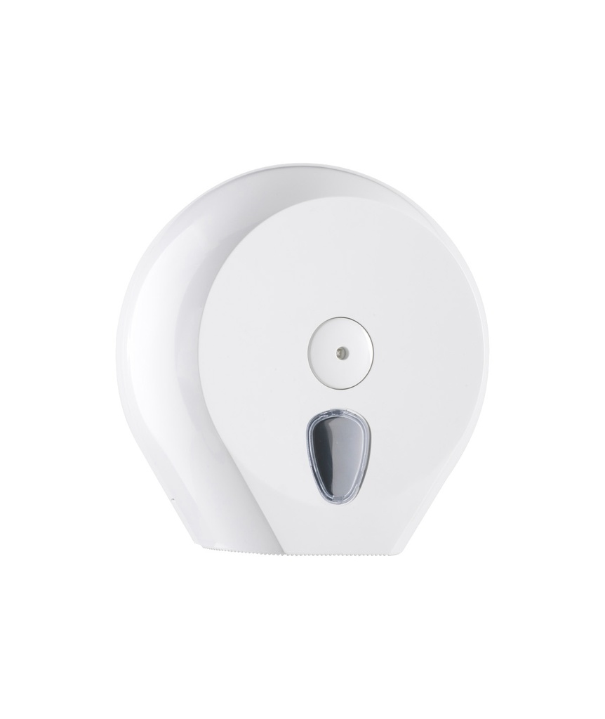 White  MINI JUMBO TOILET ROLL DISPENSER  