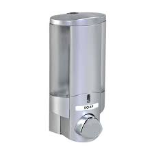 #36134..AVIVA Dispenser I  Satin Silver/Translucent..26-010-020