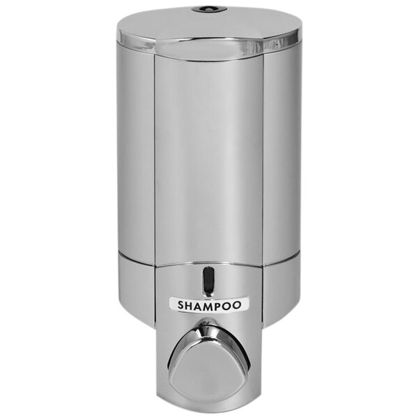 #37144-C01..AVIVA Dispenser I Solid Satin Silver with Chrome trim..26-010-020