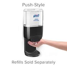 PURELL® ES4 Hand Sanitizer Dispenser..Graphite Push-Style dispenser for Purell®  ES4 1200ml Hand sanitizer refills