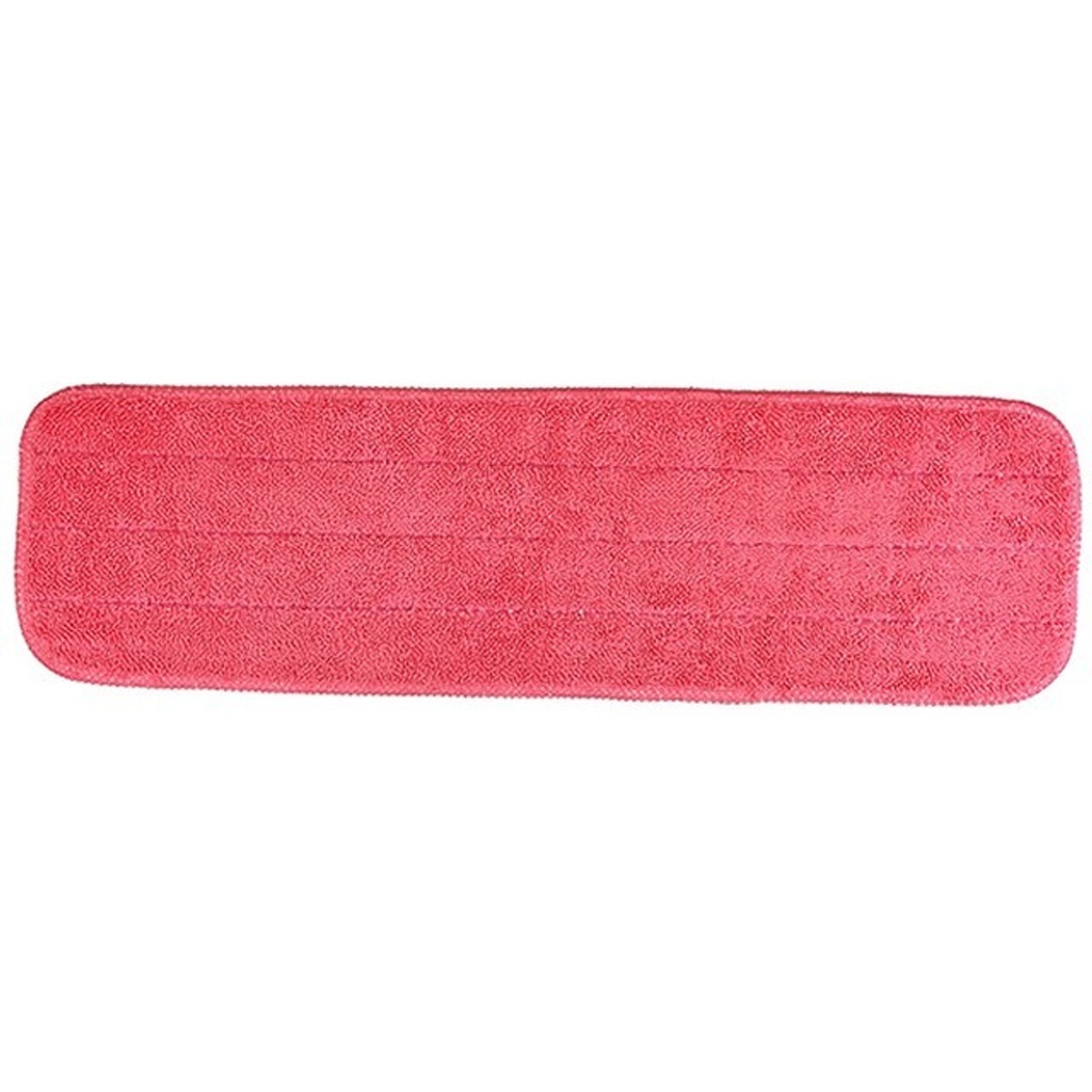 Microfiber Flat Wet Mop pad with Velcro backing - 18" 1Box= 10x12pcs 