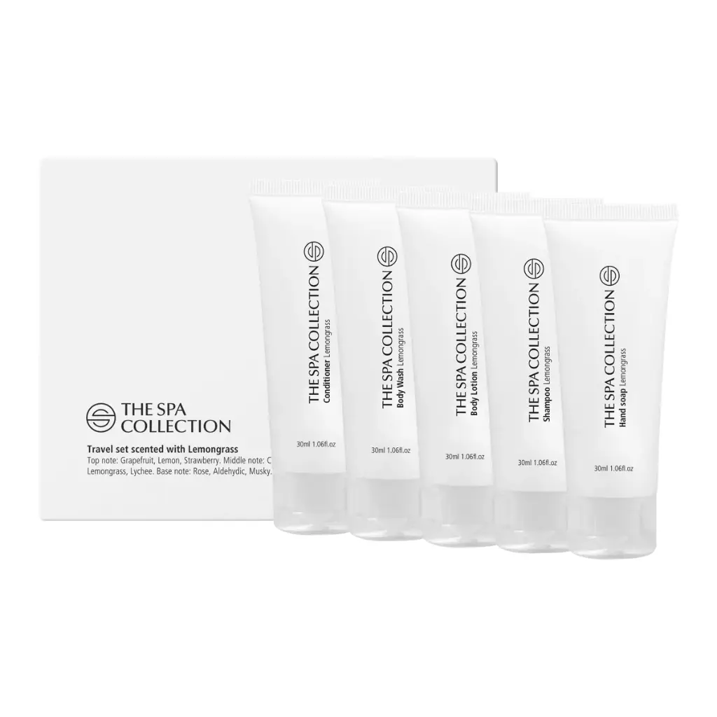 The Spa Collection - Travel Set 5x30ml Lemongrass 1bx = 40sets