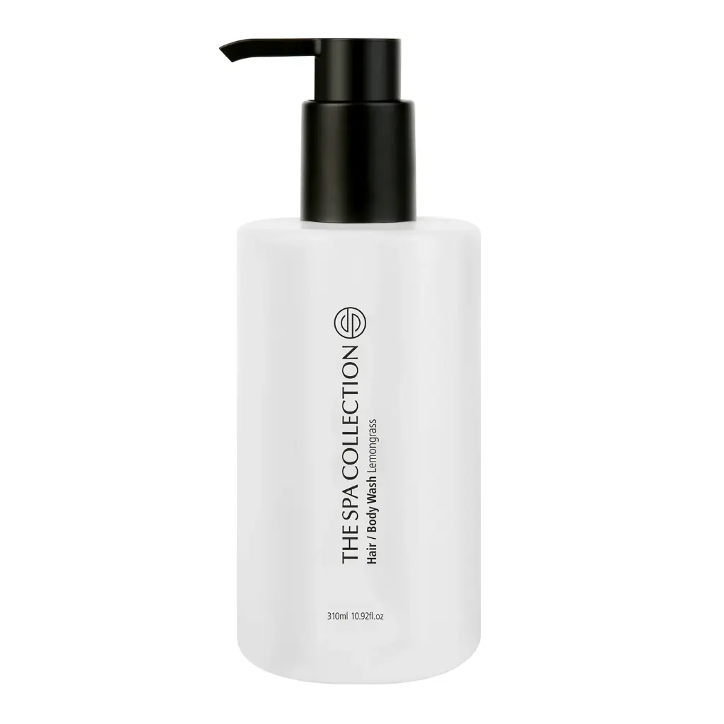 1039022..Spa Collection - LEMONGRASS Dispenser 310 ml Hair & body wash black pump..29-050-020