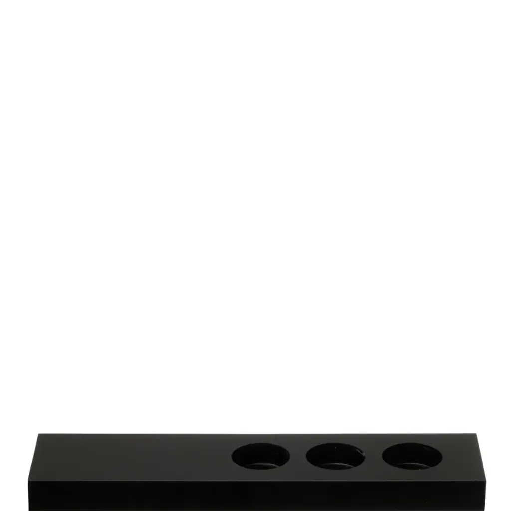 Spa Collection - Display Zwart voor Tubes 3 Gaten