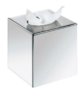 Spa Collection - Tissue Box Siver Kubus..30-030-010