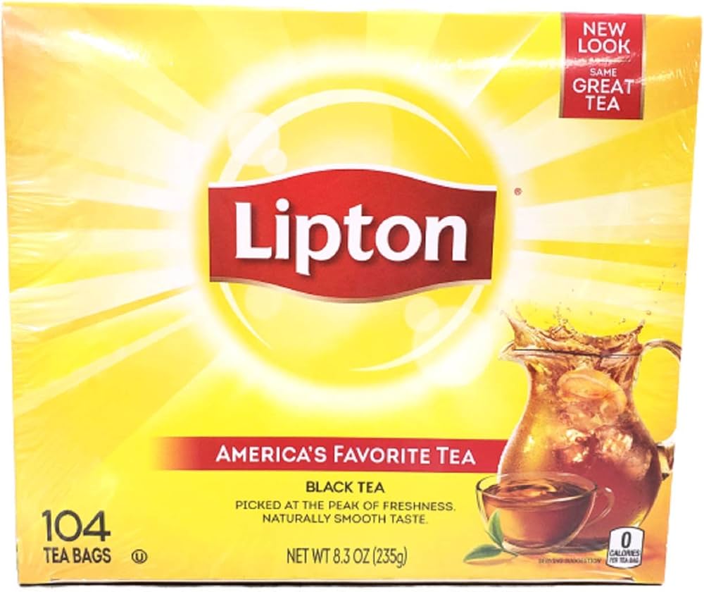 Lipton Tea 104st ..1pack = 3/104st