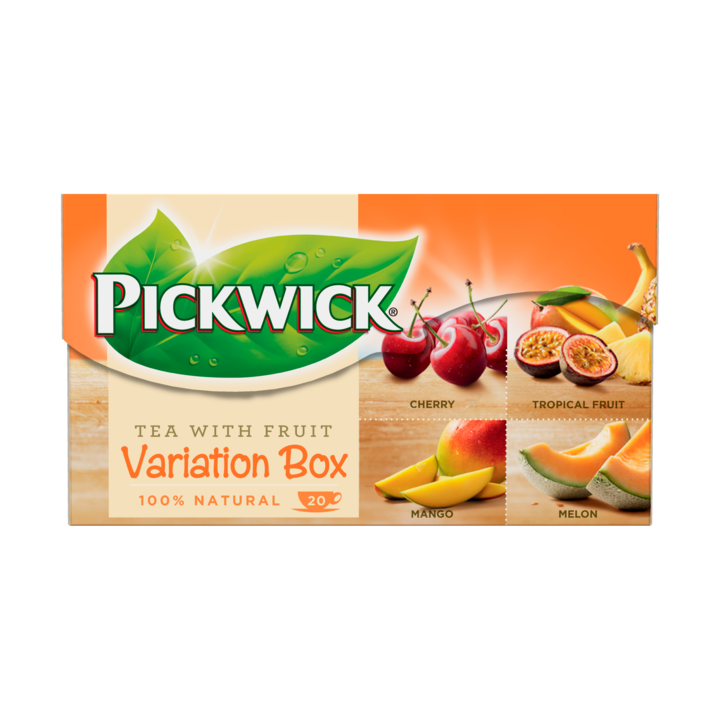 Pickwick Fruitvariatie Cherry, Tropical,Mango+ Melon - (Bx=12package)