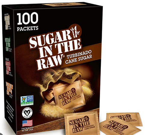 Sachet PC Brown Sugar in the RAW 1box = 8packs of 100 each
