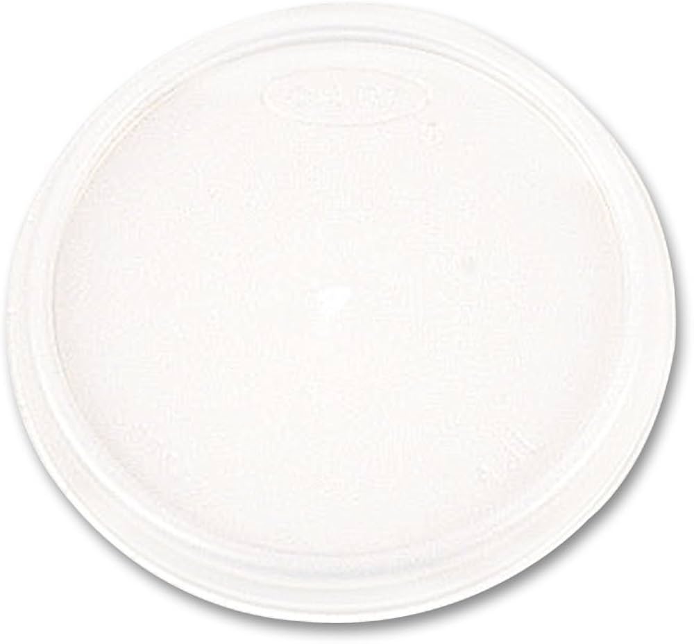 Dart Plastic Lid for 32 oz foam cup - 1000 pcs (Bx=10x100st)
