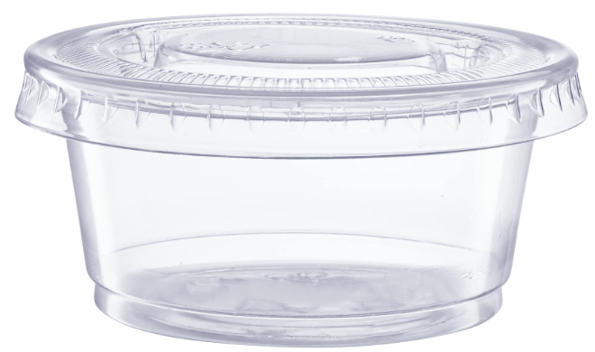 2oz PP Portion Souffle Cups & Lids CLEAR -100ea