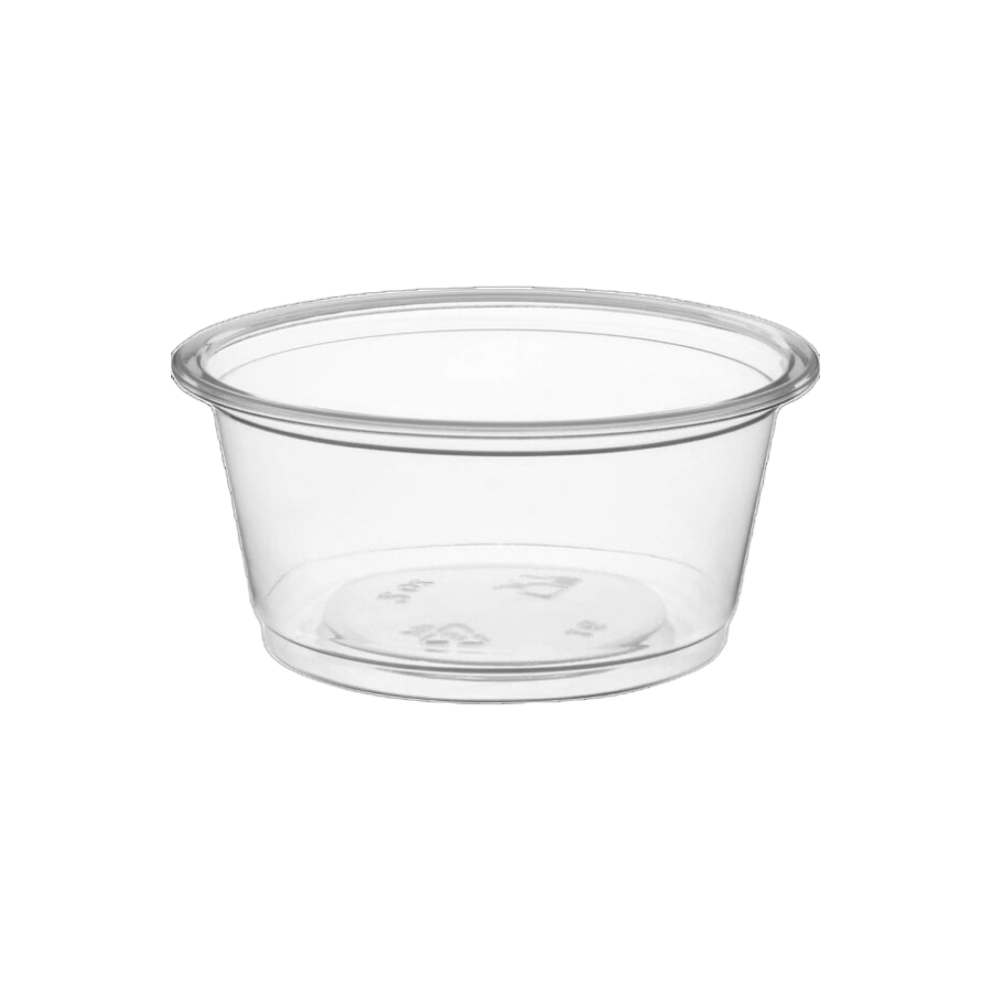 2oz PP Portion Souffle Cups CLEAR (sin tapa) - 2500 pcs (Bx=25x100st)