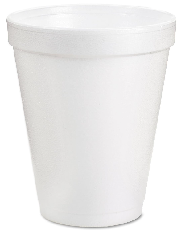 Foam cup 8oz - 25ea